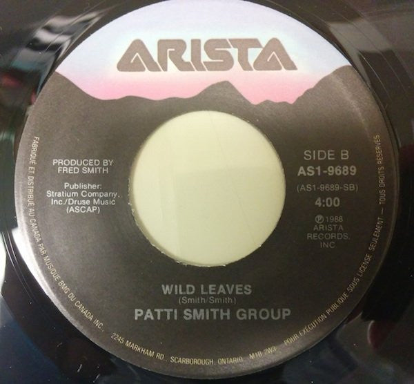 Patti Smith – People Have The Power -  7" Single, 1988 Vinyl Pursuit Inc