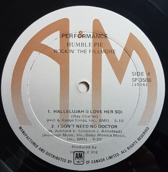 Humble Pie – Performance: Rockin' The Fillmore VinylPursuit.com