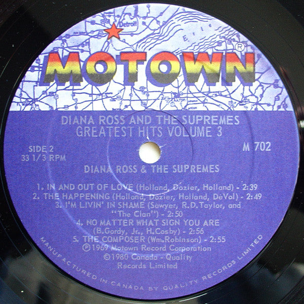 Diana Ross and The Supremes – Greatest Hits Volume 3 VinylPursuit.com