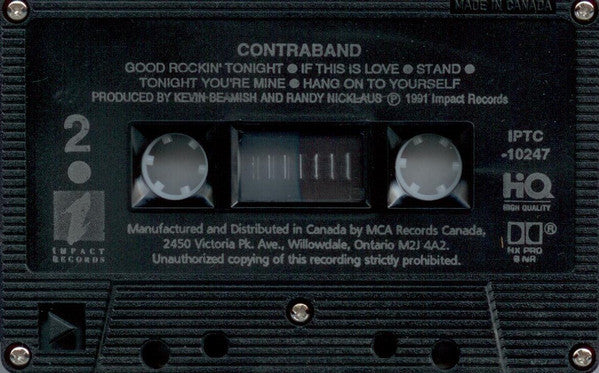 Contraband  – Contraband - 1991 Cassette VinylPursuit.com
