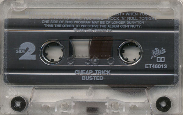 Cheap Trick – Busted - 1990 US Cassette VinylPursuit.com