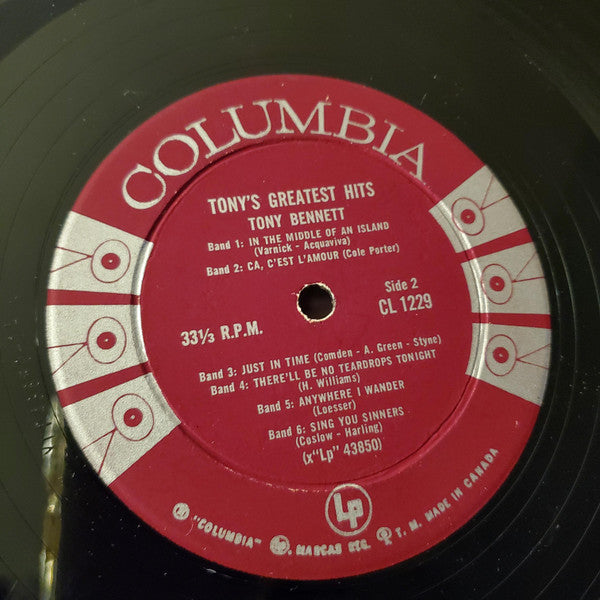 Tony Bennett – Tony's Greatest Hits - 1962 Mono Original! VinylPursuit.com