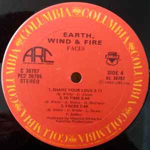 Earth, Wind & Fire – Faces - 1980 VinylPursuit.com