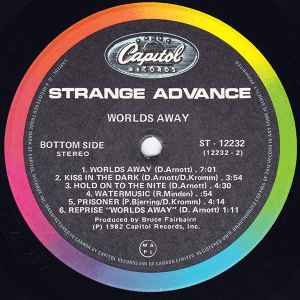 Strange Advance – Worlds Away - 1982 VinylPursuit.com