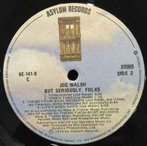 Joe Walsh – "But Seriously, Folks..." 1978 VinylPursuit.com