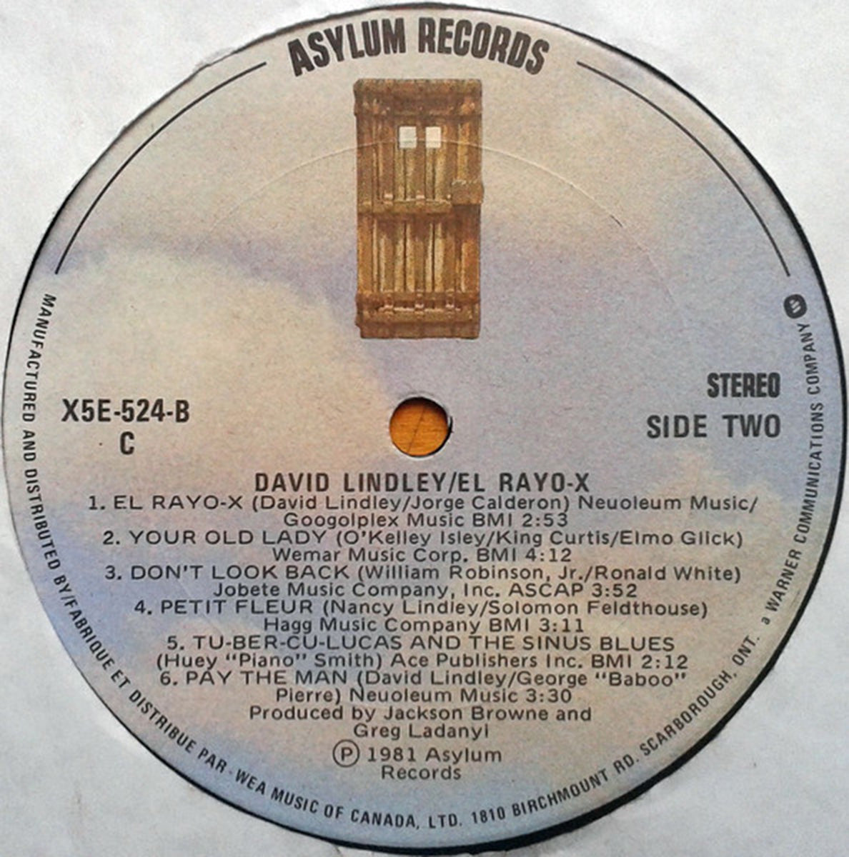 David Lindley – El Rayo-X - 1981 VinylPursuit.com