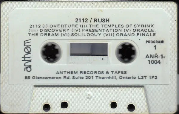 Rush – 2112 - Cassette VinylPursuit.com