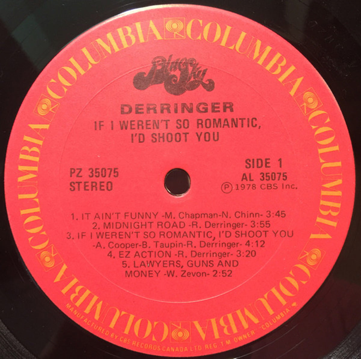 Derringer – If I Weren't So Romantic, I'd Shoot You - 1978 VinylPursuit.com
