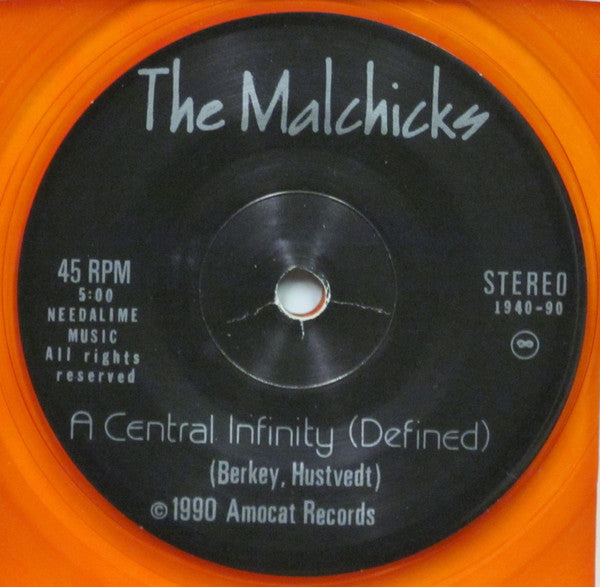 The Malchicks – Summer's Son / A Central Infinity (Defined) - 7" Single, 1990 Orange Vinyl Vinyl Pursuit Inc