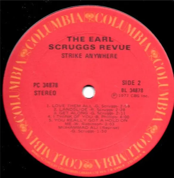 Earl Scruggs Revue – Strike Anywhere - 1977 US Original VinylPursuit.com