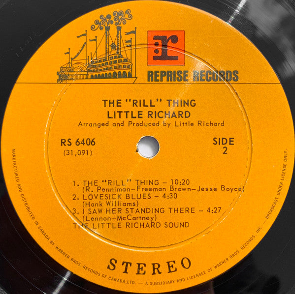 Little Richard – The Rill Thing - 1970 Original VinylPursuit.com