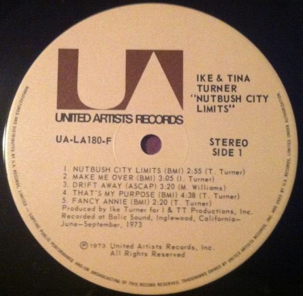 Ike & Tina Turner – Nutbush City Limits - 1973 Original VinylPursuit.com