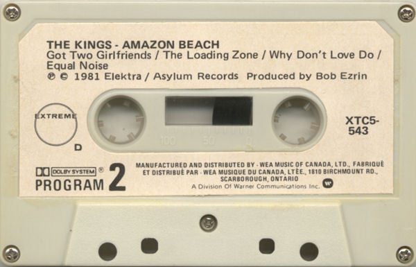 The Kings – Amazon Beach, 1981 Cassette VinylPursuit.com