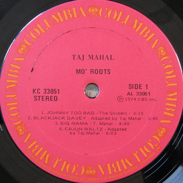 Taj Mahal – Mo' Roots - 1974 Original! VinylPursuit.com