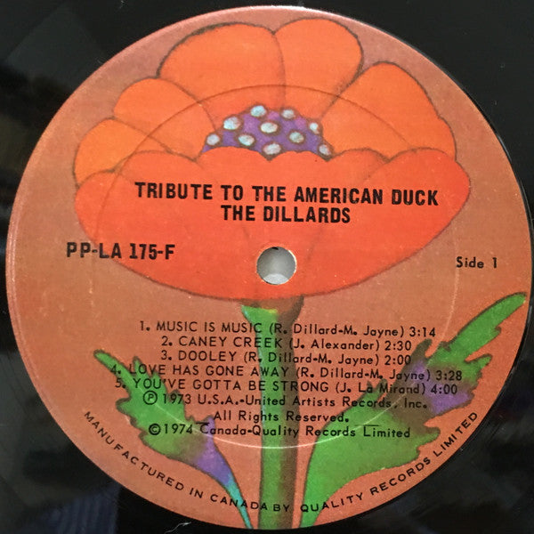 The Dillards – Tribute To The American Duck - 1974 Original VinylPursuit.com