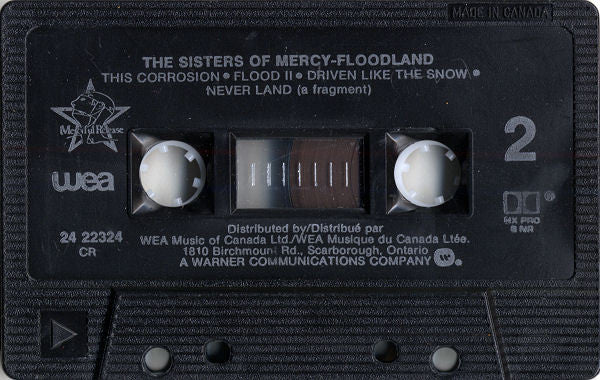 The Sisters Of Mercy – Floodland - 1987 Cassette VinylPursuit.com