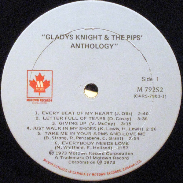 Gladys Knight And The Pips – Anthology - 1973 Original Double Album VinylPursuit.com
