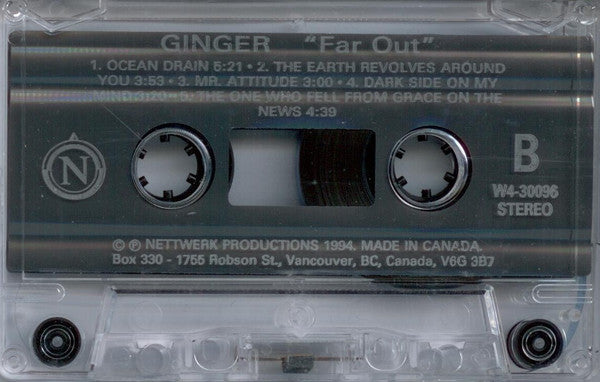 Ginger – Far Out - 1994 Cassette VinylPursuit.com
