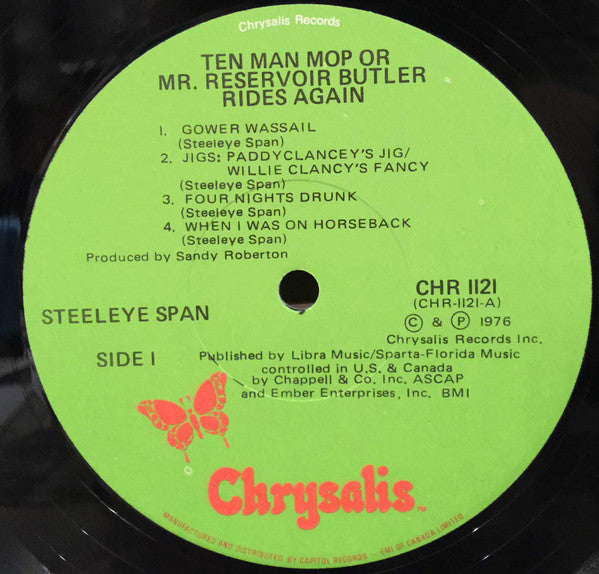 Steeleye Span – Ten Man Mop Or Mr. Reservoir Butler Rides Again - 1976 Pressing VinylPursuit.com