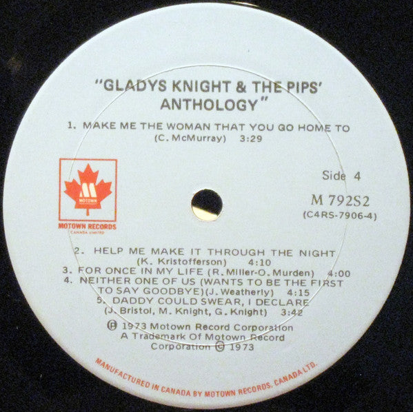 Gladys Knight And The Pips – Anthology - 1973 Original Double Album VinylPursuit.com