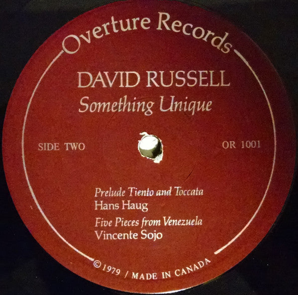 David Russell – Something Unique - 1979 Original VinylPursuit.com
