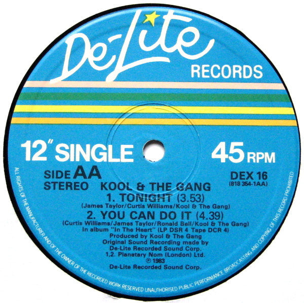 Kool And The Gang* – Joanna / Tonight / You Can Do It - 1983 UK Original VinylPursuit.com