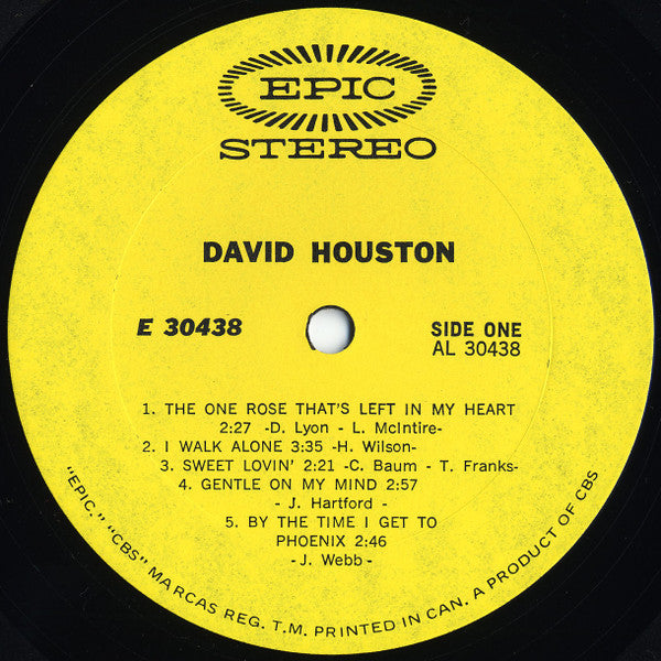David Houston – David Houston VinylPursuit.com