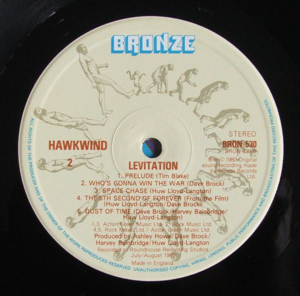 Hawkwind – Levitation - 1980 UK Pressing! VinylPursuit.com