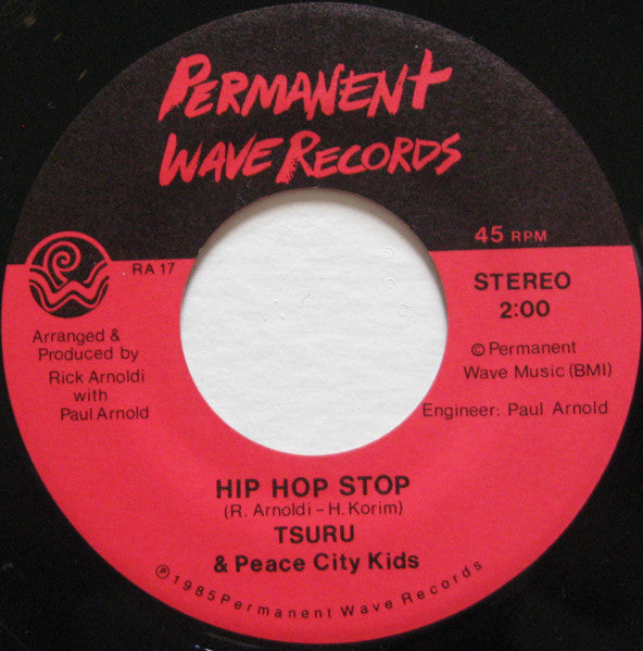 Tsuru & The Peace City Kids – Stop Now! - 7" Single, 1985 US Original Vinyl Pursuit Inc