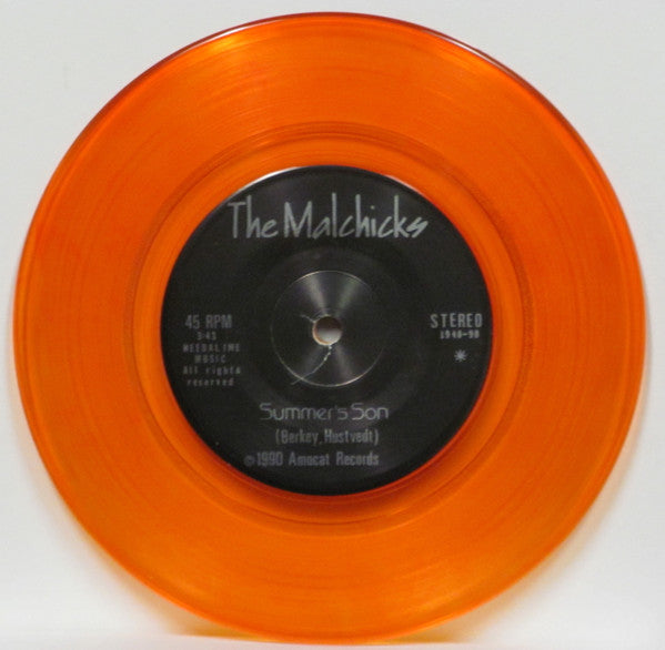 The Malchicks – Summer's Son / A Central Infinity (Defined) - 7" Single, 1990 Orange Vinyl Vinyl Pursuit Inc