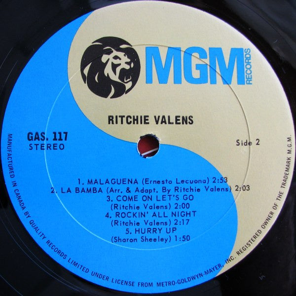 Ritchie Valens – Ritchie Valens - 1970 Original VinylPursuit.com