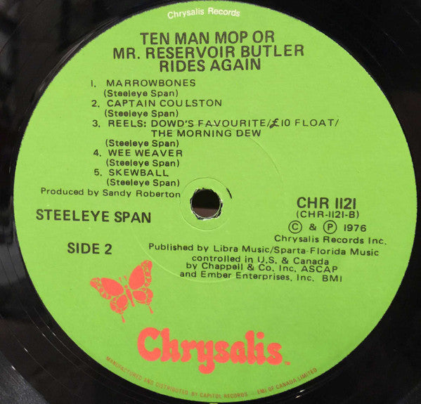 Steeleye Span – Ten Man Mop Or Mr. Reservoir Butler Rides Again - 1976 Pressing VinylPursuit.com