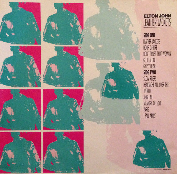Elton John – Leather Jackets - 1986 VinylPursuit.com