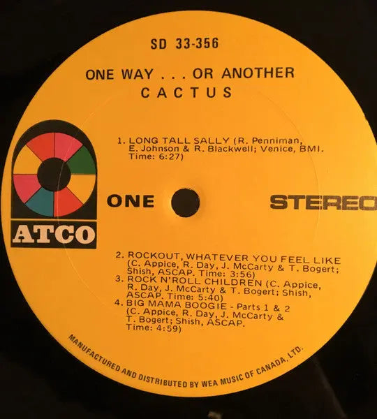 Cactus – One Way...Or Another VinylPursuit.com
