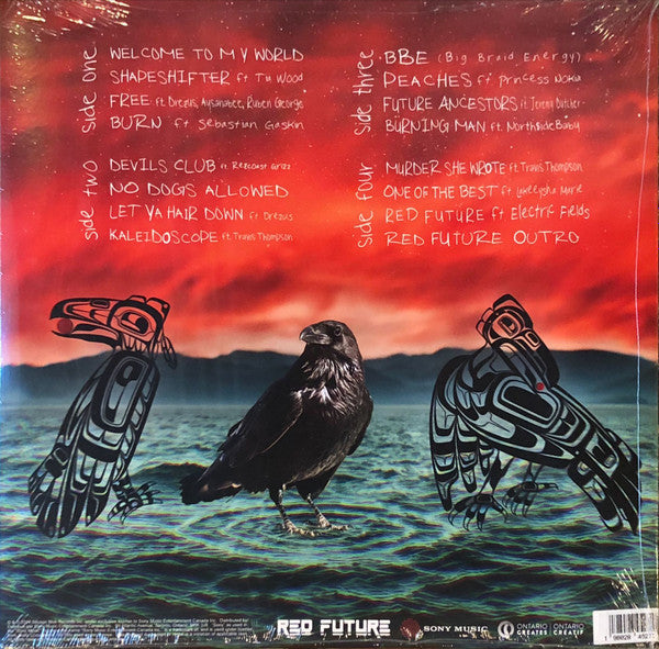 Snotty Nose Rez Kids – Red Future - Turquoise Vinyl, Limited Edition, Sealed! VinylPursuit.com