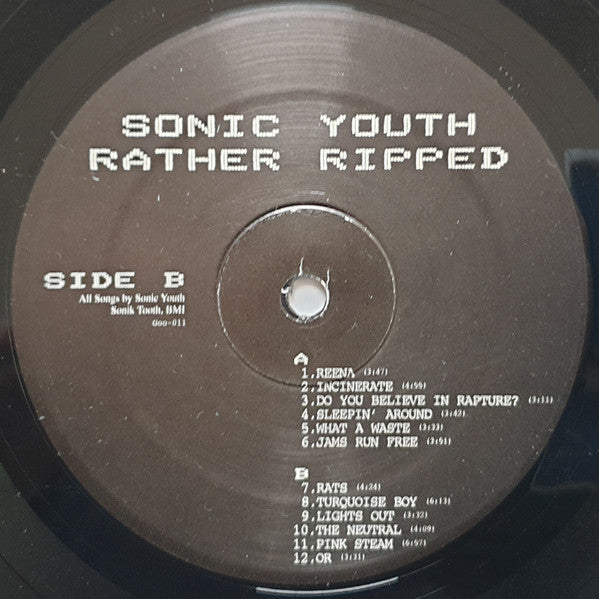 Sonic Youth – Rather Ripped VinylPursuit.com