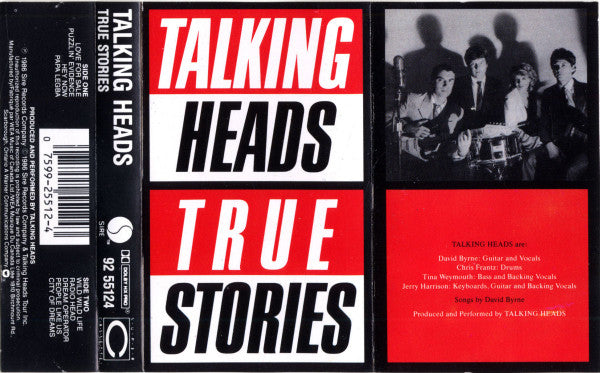 Talking Heads – True Stories - 1986, Cassette VinylPursuit.com