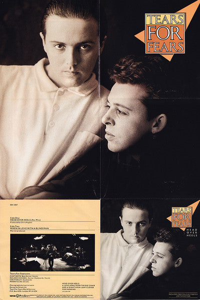 Tears For Fears – Head Over Heels -  7" Single - 1985 Limited Edition, Poster Sleeve Vinyl Pursuit Inc