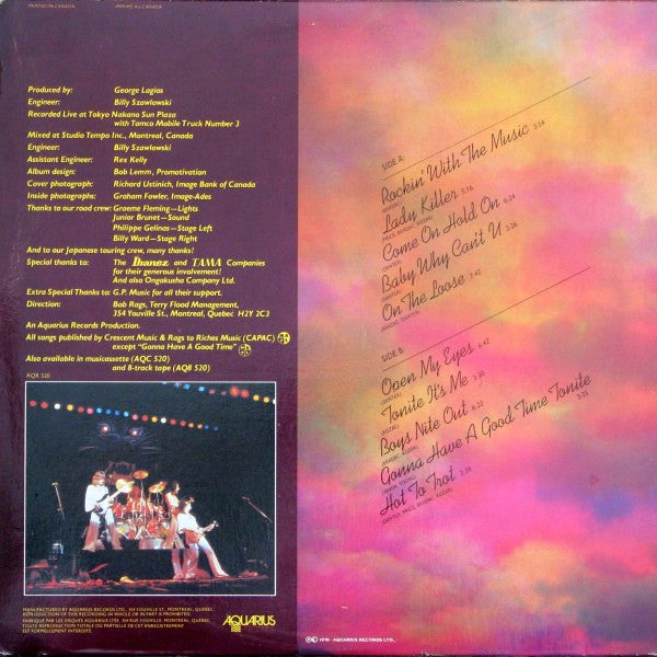 Teaze – Tour Of Japan - 1978 Original! VinylPursuit.com