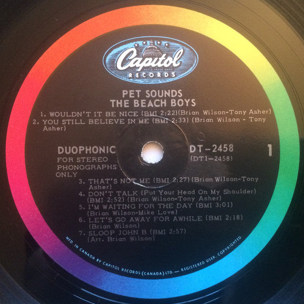 The Beach Boys - Pet Sounds - RARE 1966 Stereo Pressing VinylPursuit.com