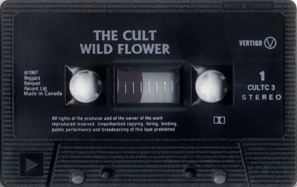 The Cult – Wild Flower - Cassette VinylPursuit.com