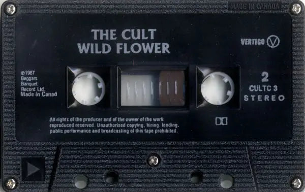 The Cult – Wild Flower - Cassette VinylPursuit.com