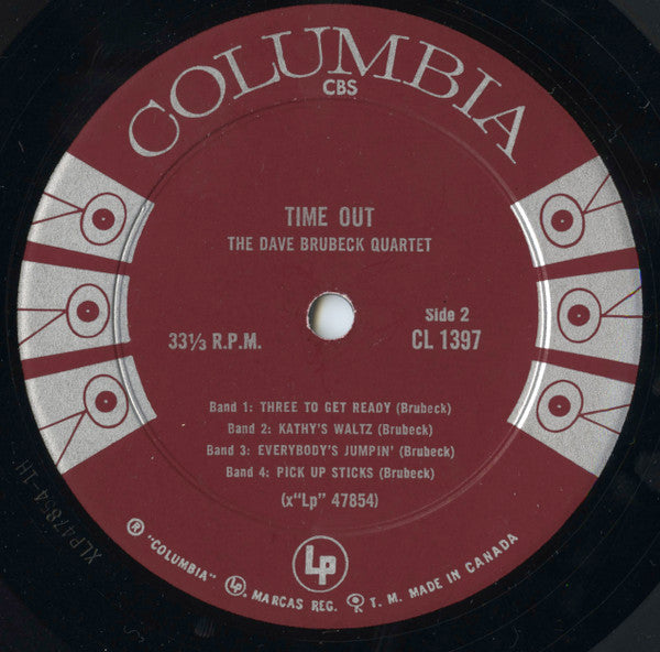 The Dave Brubeck Quartet - Time Out - Rare 1959 MONO Pressing