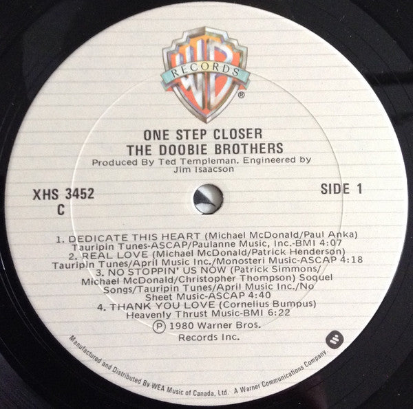 The Doobie Brothers – One Step Closer - 1980 Original! VinylPursuit.com