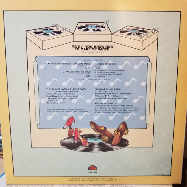 The Glass Family – Mr DJ You Know How To Make Me Dance - 1978, Red Vinyl - Bargain Bin! VinylPursuit.com