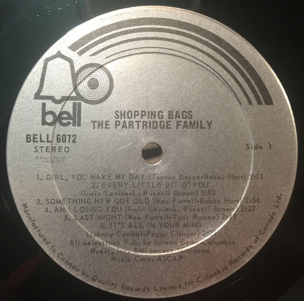 The Partridge Family – Shopping Bag - 1972 Original with Shopping Bag Included! VinylPursuit.com