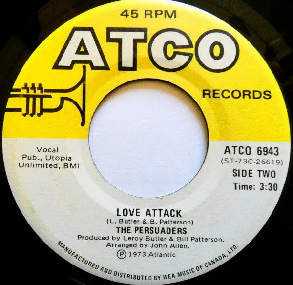 The Persuaders – Some Guys Have All The Luck / Love Attack -  7" Single, 1973 Original Vinyl Pursuit Inc
