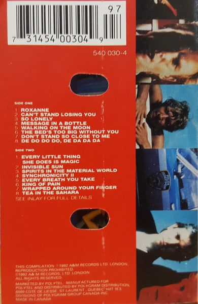 The Police – Greatest Hits - 1992 Cassette VinylPursuit.com