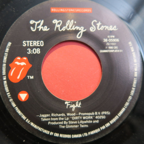 The Rolling Stones – One Hit (To The Body) -  7" Single - 1986 Vinyl Pursuit Inc
