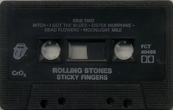 The Rolling Stones – Sticky Fingers - Cassette VinylPursuit.com